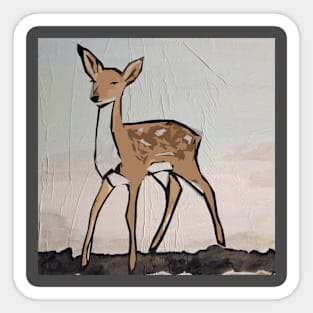 Sodaartstudio Digital Simple Modern Deer Sticker
